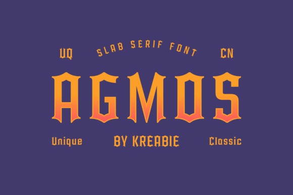 Agmos: A Bold Blackletter Typeface for Modern Editorial Design