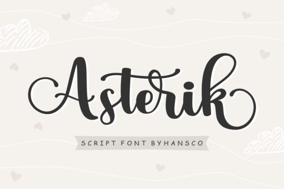 Asterik: The Bold Script Typeface for Scroll-Stopping Campaigns