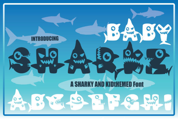 Baby Sharkz: The Bold Decorative Typeface for Handmade Creations