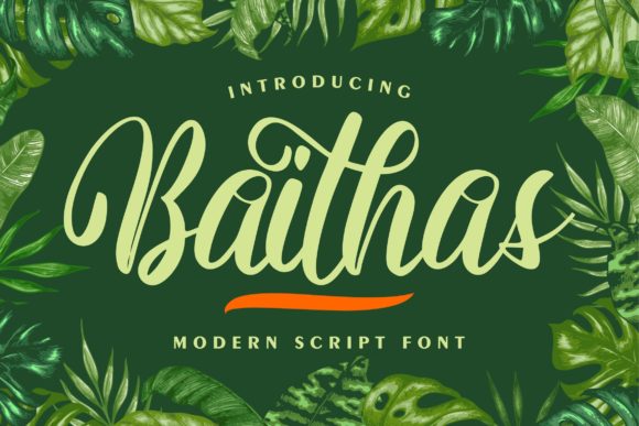 Baithas: The Handwritten Font That Elevates Your Digital Campaigns