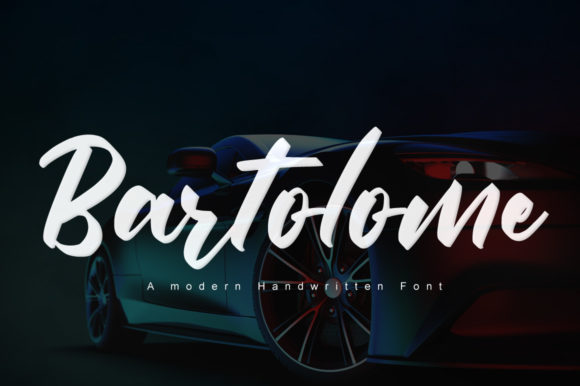 Bartolome: The Bold Handwritten Typeface for Creative Makers