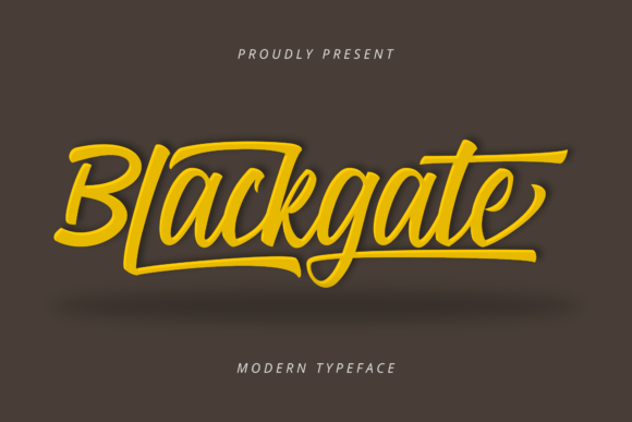 Blackgate Typeface: A Bold Handwritten Font for High-Impact Campaigns