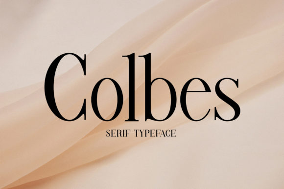 Colbes: A Bold Serif Typeface for Modern Web Design