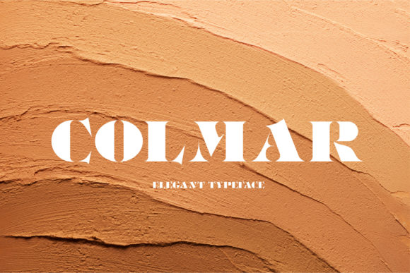 Colmar: A Bold Serif Typeface for Classy Brand Identity