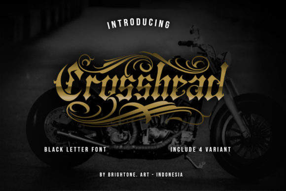 Crosshead: The Bold Blackletter Typeface for Scroll-Stopping Campaigns
