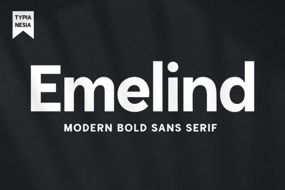 Emelind: The Bold Sans Serif Typeface for Modern Web Design