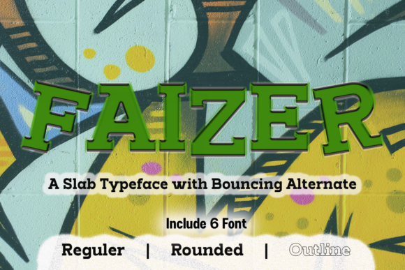 Faizer: The Bold Slab Serif Typeface for High-Impact Campaigns