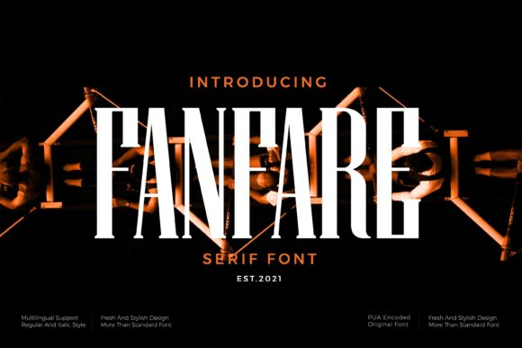 Fanfare: The Bold Serif Typeface for High-Impact Web Design