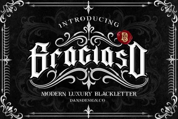 Graciaso: The Bold Blackletter Typeface for High-Impact Campaigns
