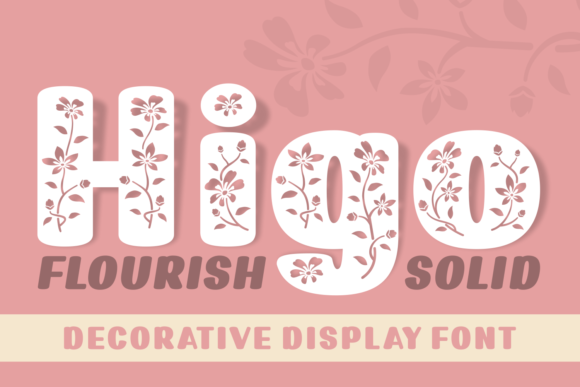 Higo: A Whimsical Typeface for Editorial Design