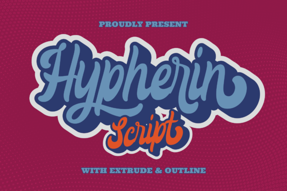 Hypherin: A Bold Handwritten Typeface for Dynamic Branding Projects
