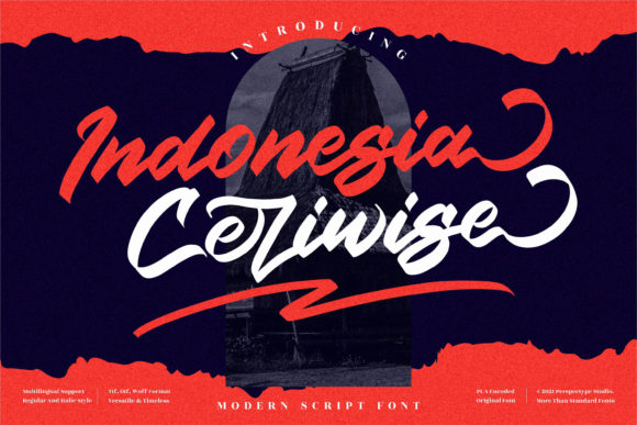 Indonesia Ceriwise: A Handwritten Typeface for Authentic Editorial Design