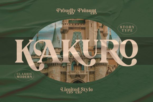 Kakuro: A Bold Serif Typeface for Modern Editorial Design