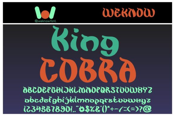 King Cobra: The Bold Slab Serif Typeface for Impactful Editorial Design