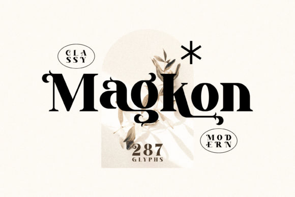 Magkon: The Bold Serif Typeface for Modern Editorial Design