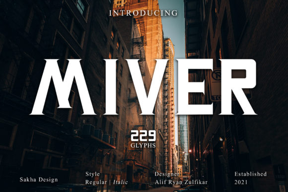 Miver: The Bold Serif Typeface That Elevates Every Campaign