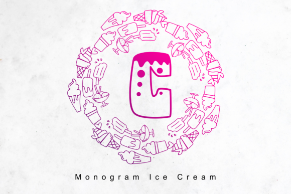 Monogram Ice Cream: The Sweet Typeface for Memorable Branding