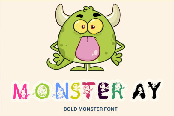 Monster Ay: A Bold Typeface for Spooky Editorial Projects