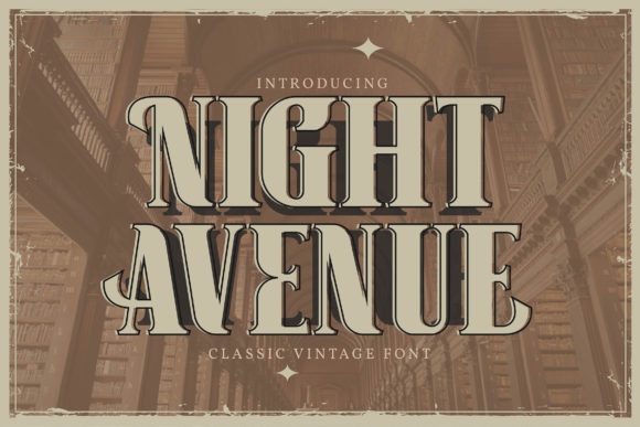 Night Avenue: The Bold Serif Font for Modern Digital Branding