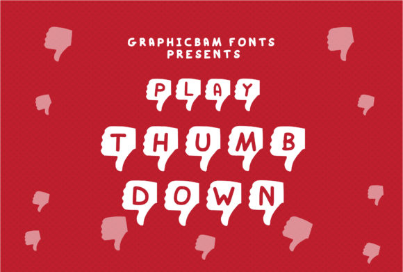 Play Thumb Down: A Bold Display Typeface for Modern Web Design