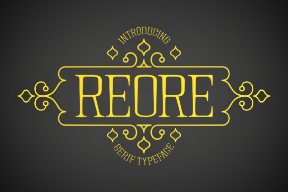 Reore: The Bold Serif Typeface That Elevates Campaign Visuals