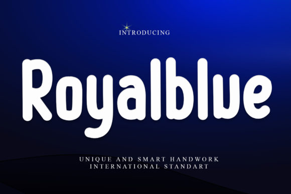 Royalblue: A Handwritten Typeface for Bold Digital Branding