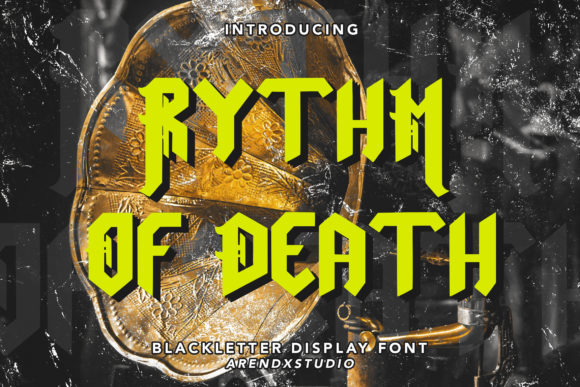 Rythm of Death: The Bold Blackletter Typeface for Editorial Impact