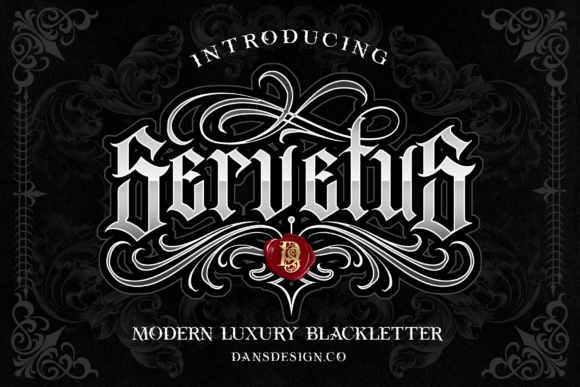 Servetus: The Bold Blackletter Typeface for Handmade Branding