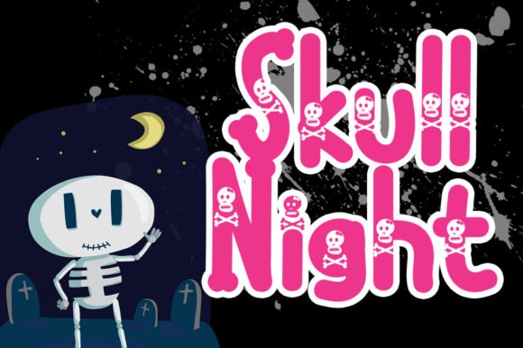 Skull Night Typeface Review for Web Designers
