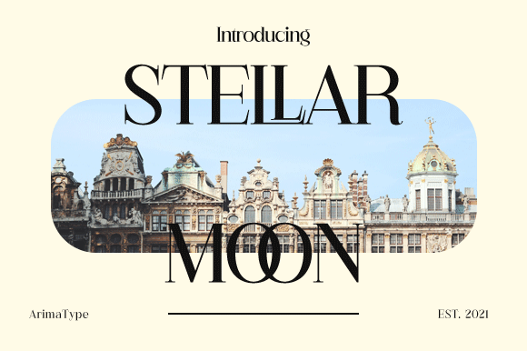 Stellar Moon: The Bold Serif Typeface for Handmade Branding