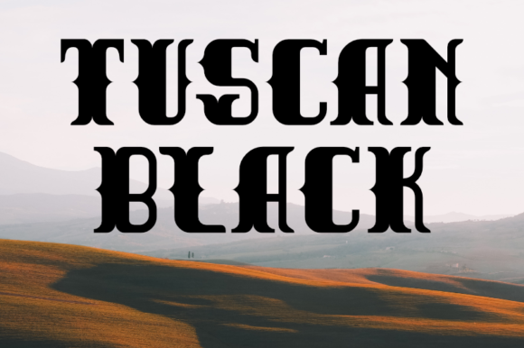Tuscan Black: The Bold Typeface That Stops Scrolling