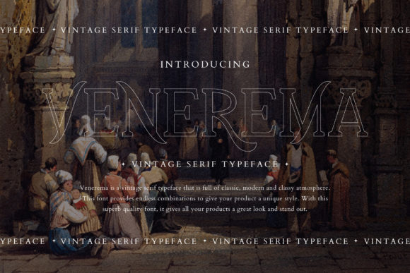 Venerema: The Bold Serif Font for Standout Brand Identity