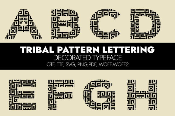 Why Tribal Pattern Lettering Elevates Modern Web Design